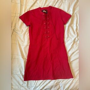 Reformation Lace-Up dress